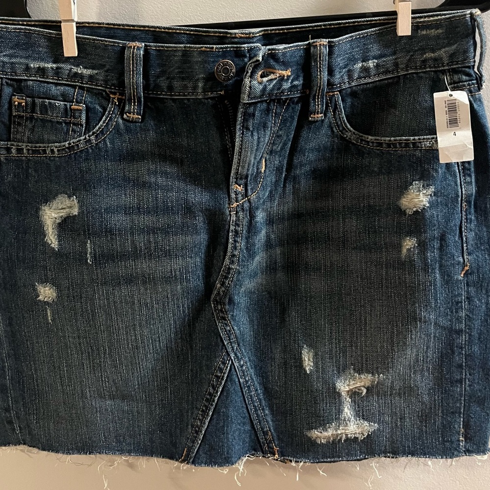 Old Navy Blue Mini Pencil Skirt Casual